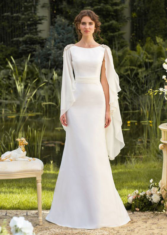 белое вечернее платье на свадьбу