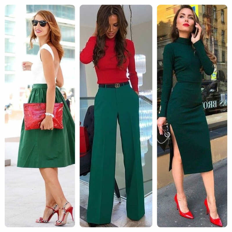 С какими цветами сочетается зеленый в одежде: 20 эффектных комбинаций +выбор оттенка